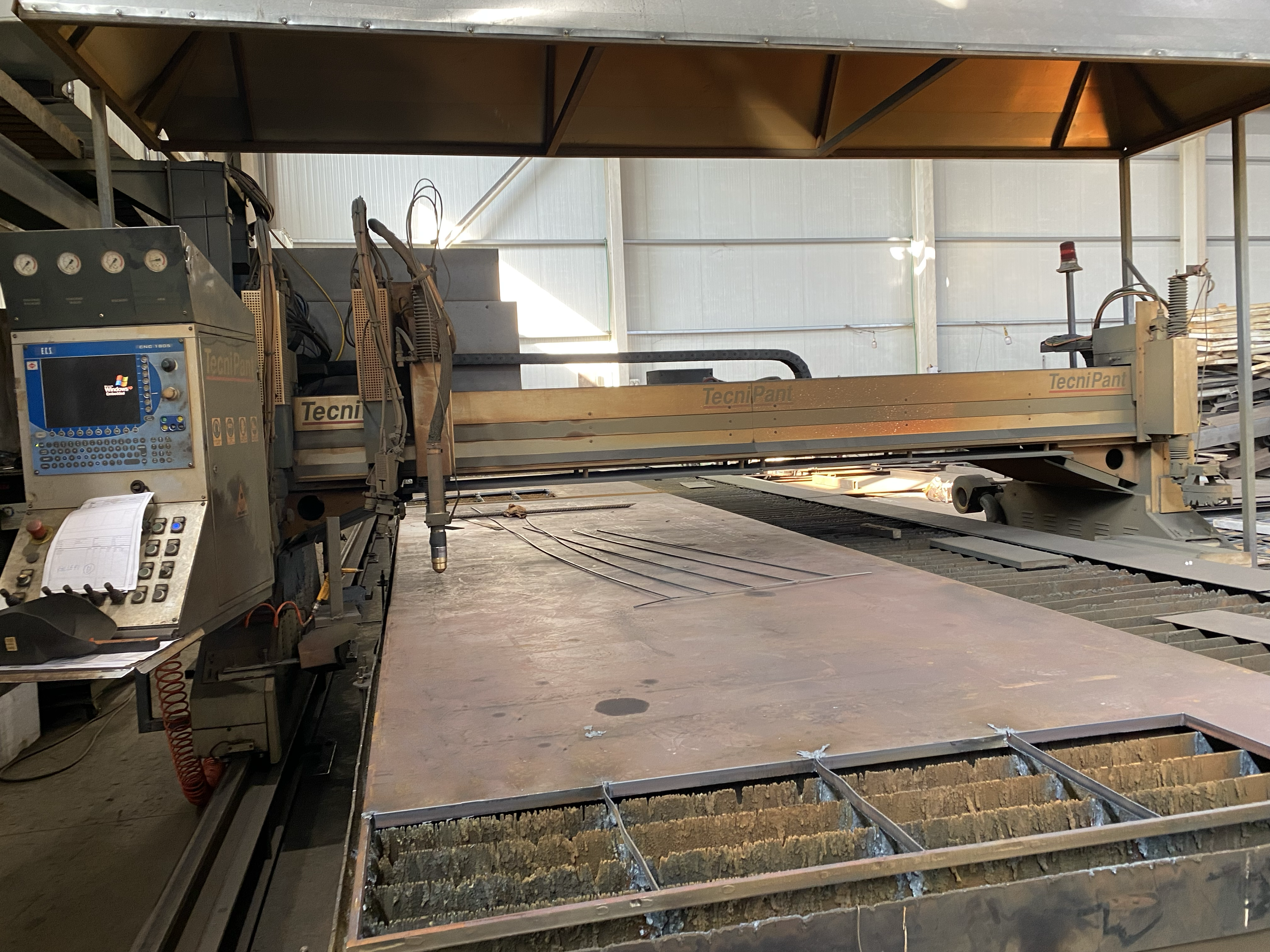 Steel fabrication machinery