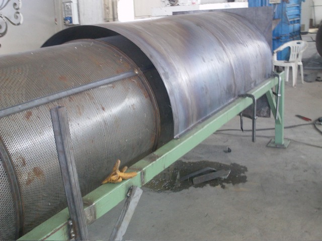 Welding steel beams